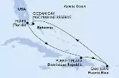  MSC WORLD AMERICA od 12/04/2025 do 19/04/2025 odchod z Miami, United States