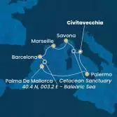 Italy, France, Spain, Balearic Islands