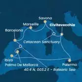 Italy, France, Spain, Balearic Islands