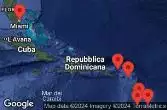 Barbados, Saint Vincent e Grenadine, Saint Lucia, Saint Kitts e Nevis, Isole Vergini britanniche, Stati Uniti