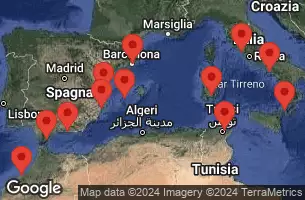 Spagna, Italia, Tunisia, Marocco, Gibilterra