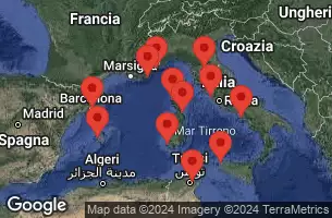 Italia, Tunisia, Spagna, Francia, Monaco