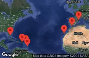 Spagna, Marocco, Barbados, Guadalupa, Antigua e Barbuda, Porto Rico, Stati Uniti, Egitto