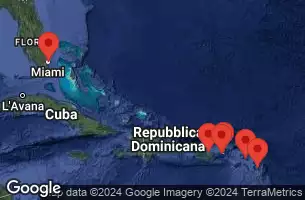 Stati Uniti, Isole Vergini americane, Isole Vergini britanniche, Antigua e Barbuda, Saint-Barthélemy, Porto Rico