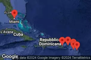 Porto Rico, Saint-Barthélemy, Antigua e Barbuda, Saint Kitts e Nevis, Isole Vergini britanniche, Stati Uniti