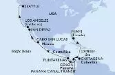 Miami,Cartagena,Colon,CTB-Panama Canal,BLB-Panam Canal,Puntarenas,Cabo San Lucas,San Diego,Los Angeles,Seattle