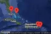 MIAMI, FLORIDA, NASSAU, BAHAMAS, CRUISING, SAN JUAN, PUERTO RICO, CHARLOTTE AMALIE, ST. THOMAS