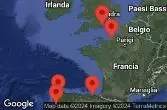 SOUTHAMPTON, ENGLAND, PARIS (LE HAVRE), FRANCE, CRUISING, BILBAO, SPAIN, LA CORUNA, SPAIN, VIGO, SPAIN