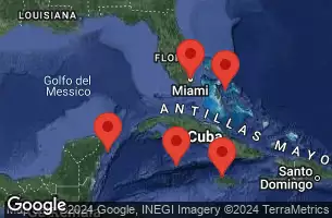 MIAMI, FLORIDA, NASSAU, BAHAMAS, CRUISING, FALMOUTH, JAMAICA, GEORGE TOWN, GRAND CAYMAN, COZUMEL, MEXICO