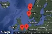 SOUTHAMPTON, ENGLAND, BRUSSELS (ZEEBRUGGE),BELGIUM, CRUISING, MOLDE, NORWAY, OLDEN, NORWAY, STAVANGER, NORWAY