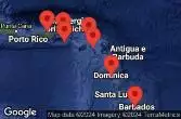 SAN JUAN, PUERTO RICO, ST. CROIX, U.S.V.I., CHARLOTTE AMALIE, ST. THOMAS, PHILIPSBURG, ST. MAARTEN, BASSETERRE, ST. KITTS, BRIDGETOWN, BARBADOS, ROSEAU, DOMINICA, CRUISING